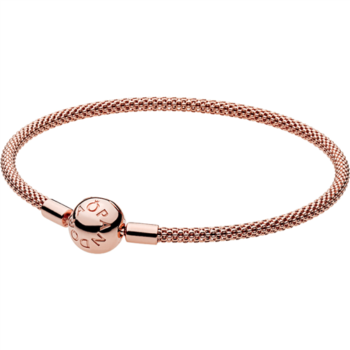 PANDORA Rose Moments Mesh Bracelet
