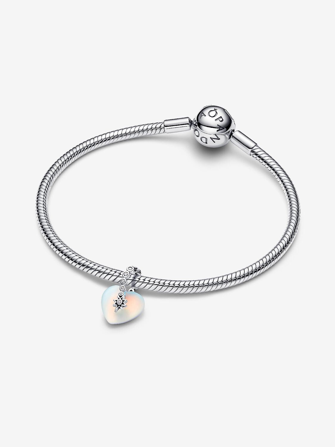 Pandora Shooting Star & Heart Dangle Charm