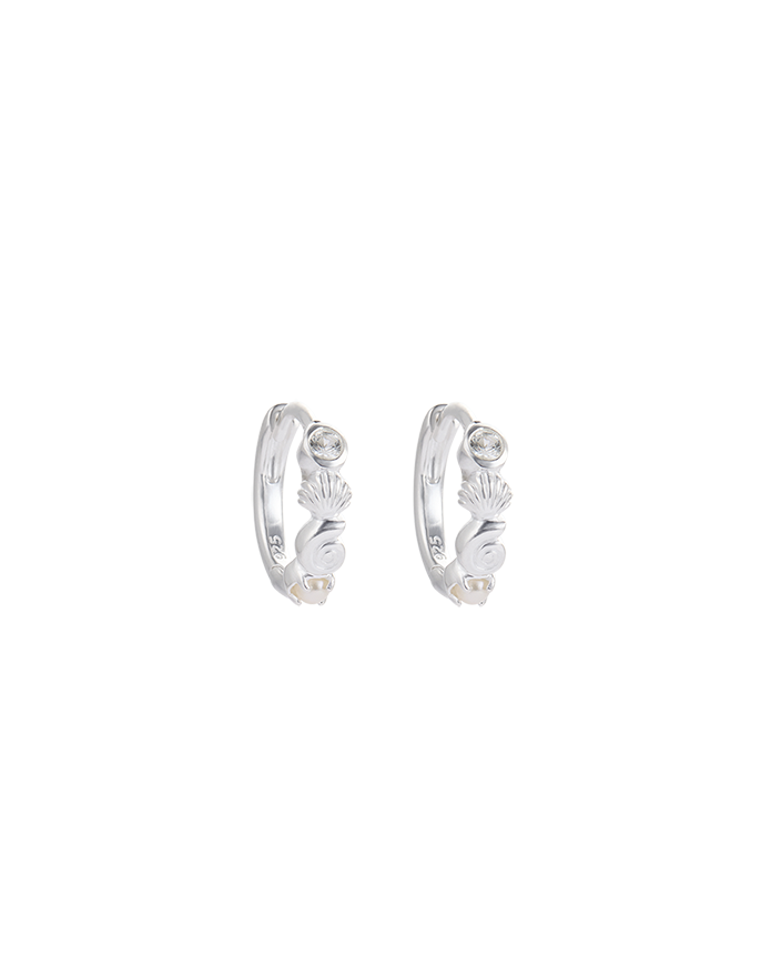 Shoreside Hoops Sterling Silver Set