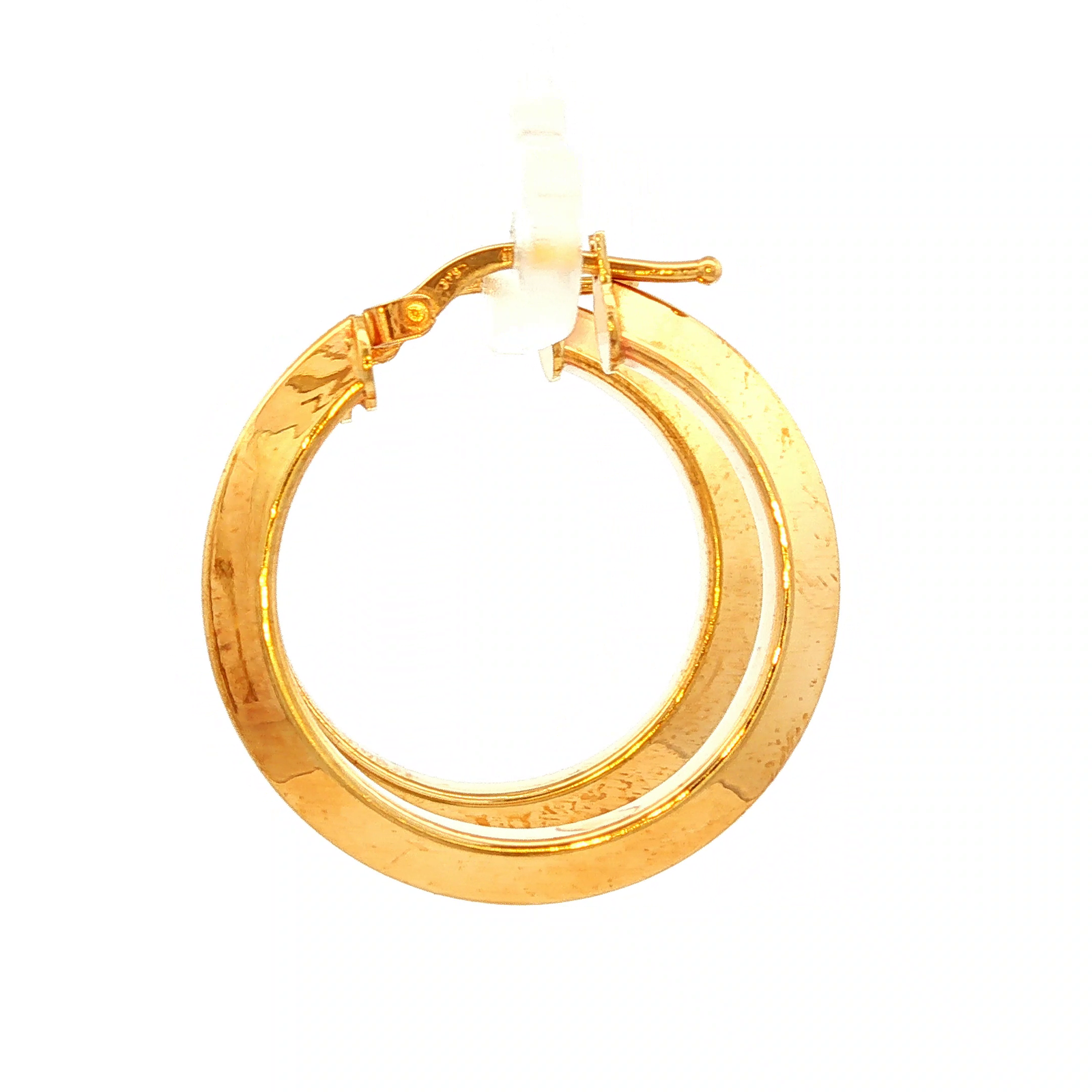 Classic Yellow Gold Hoop Earrings