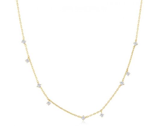 Ania Haie Glow CZ Scattered necklace