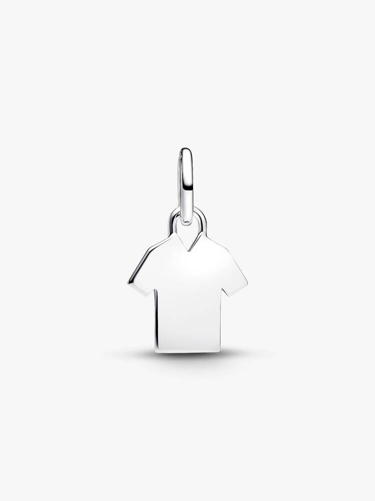 Engravable Trophy Soccer Shirt Dangle Charm