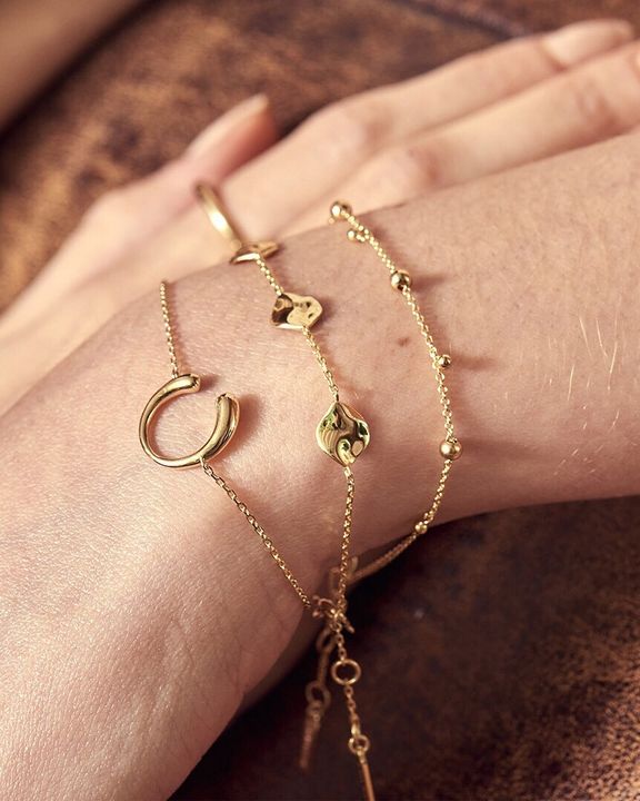 Ania Haie Silver Modern Drop Balls Bracelet