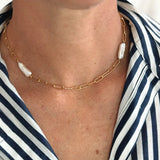 IKECHO Anna Baroque Freshwater Pearl Necklace