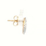 9ct Yellow Gold 0.20 carat Diamond Earrings