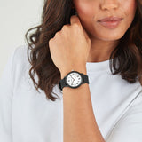 Sekonda Nova White Dial Black Silicone Unisex Watch