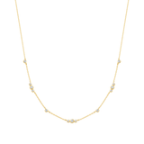 Ania Haie Sparkling Bezel Cubic Zirconia Station Necklace