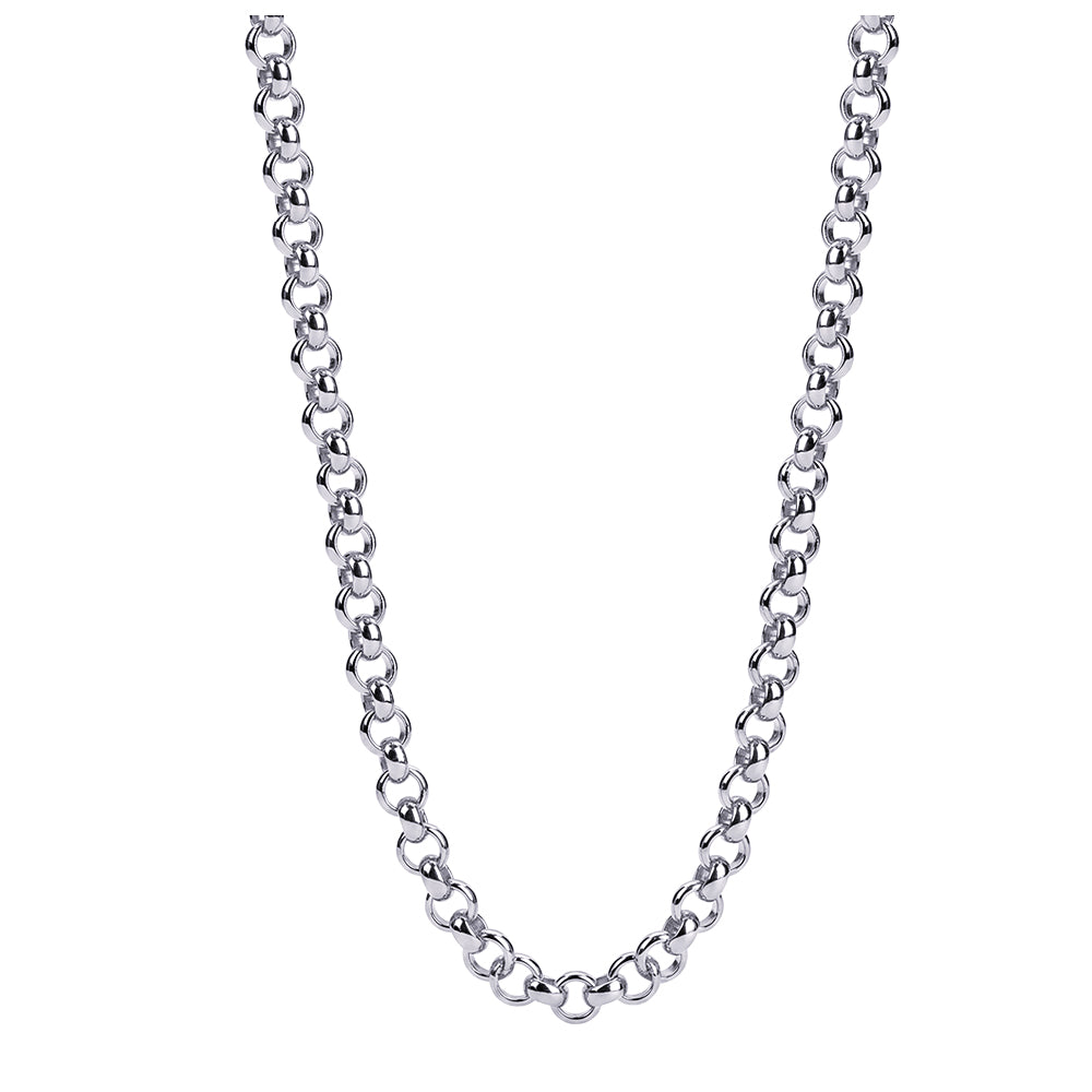 Sterling Silver Round Belcher Chain