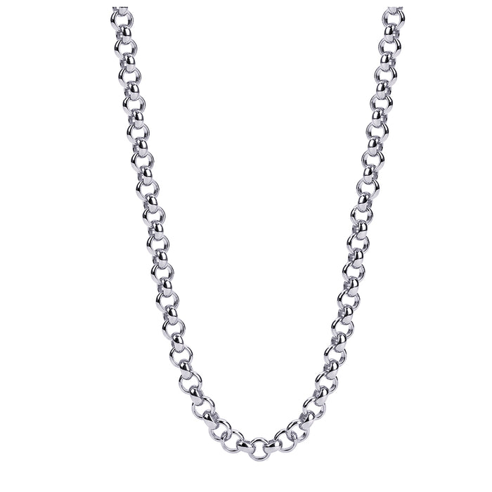 Sterling Silver Round Belcher Chain