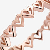 Hearts Pandora Rose ring