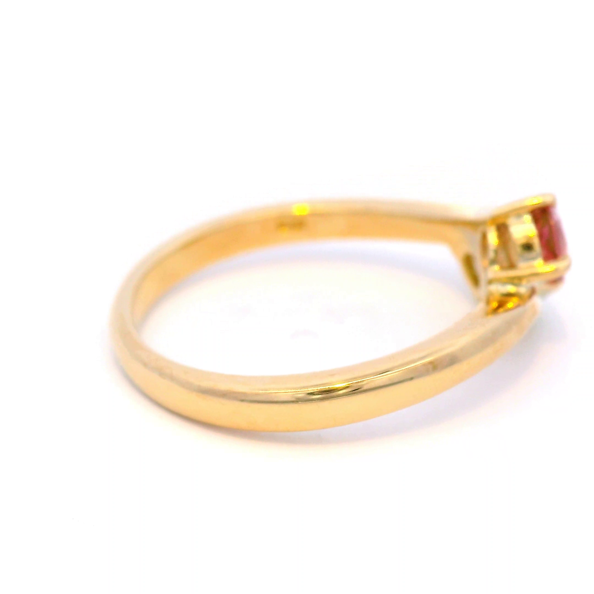 2x4.25mm Peridot, Pink Tourmaline SZ O