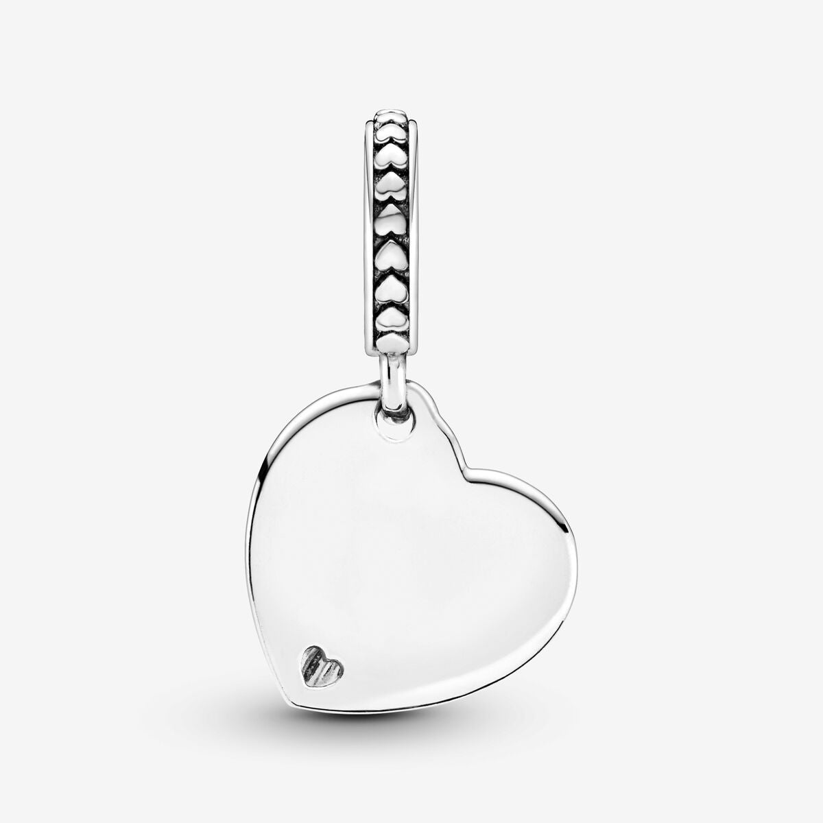 Two-Tone Family Tree Heart Dangle Charm