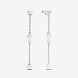Treated Freshwater Cultured Pearl Drop Earrings