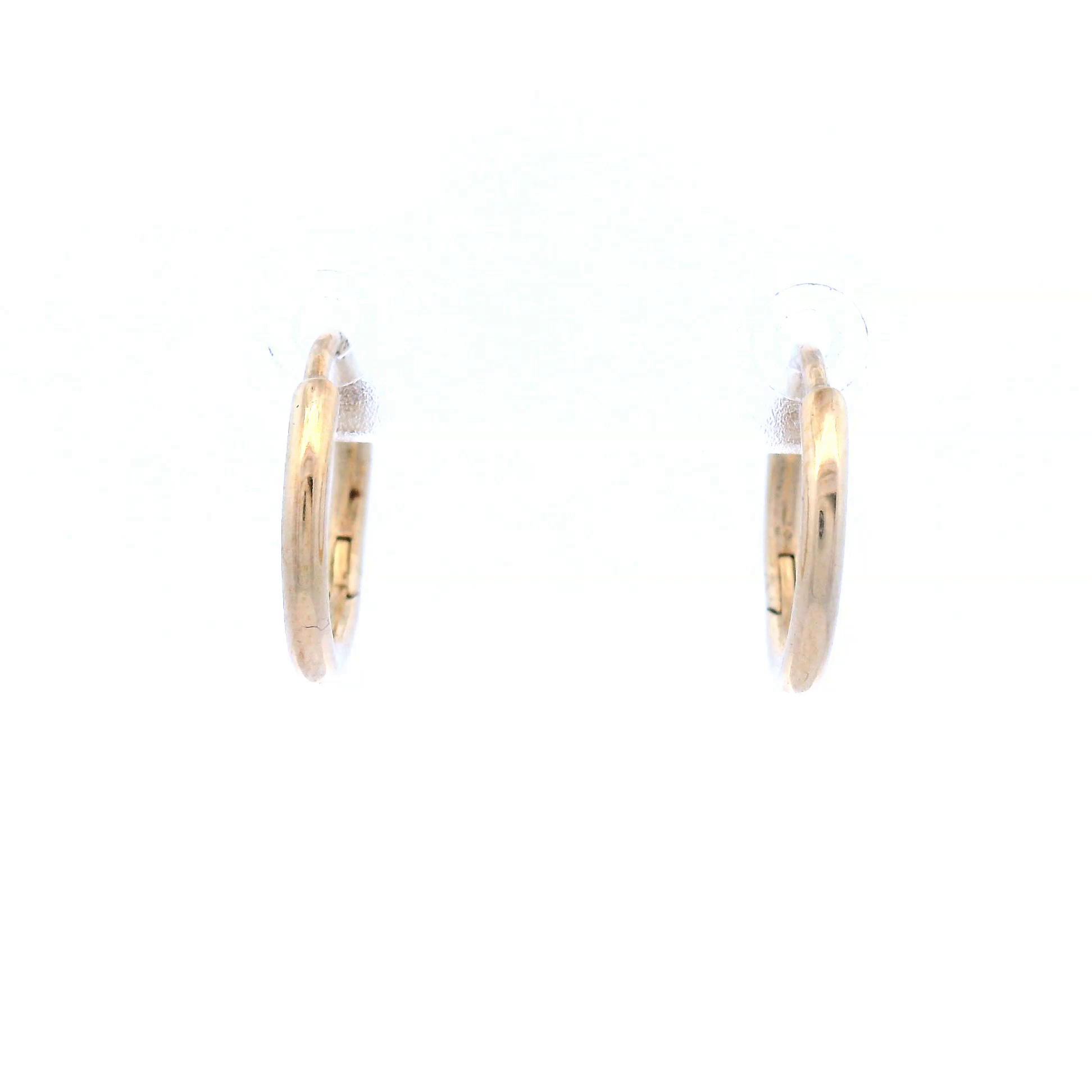 Yellow Gold Hinged Hoops