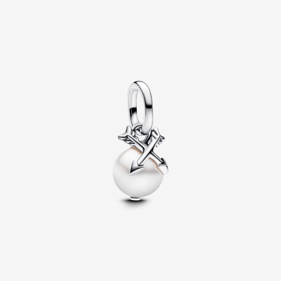 Pearl & Arrows Mini Dangle Charm