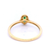 Emerald with Diamond Halo Set Dress Ring