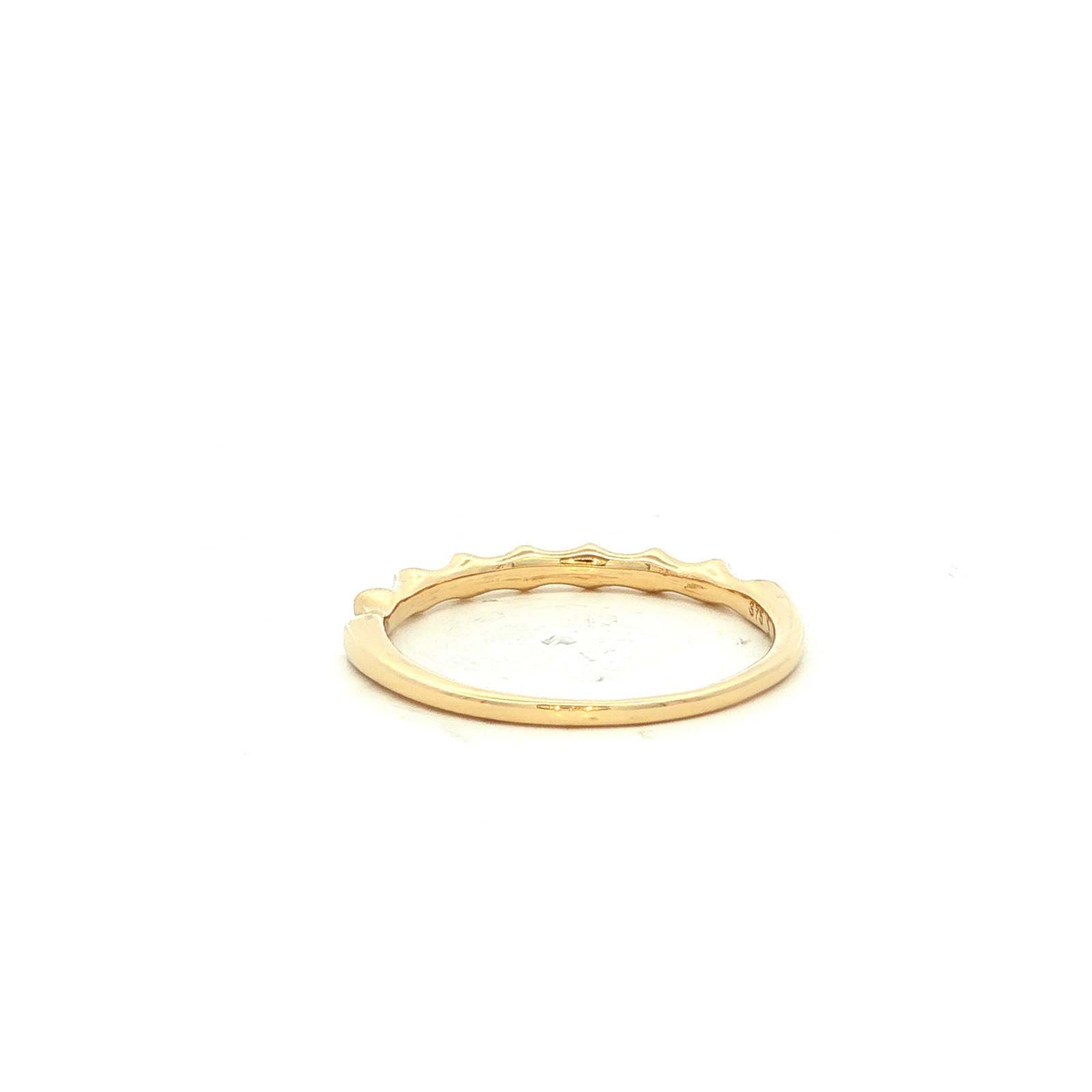 Fine Ridge Stacker Ring Dreamtime Accessory in Yellow Gold