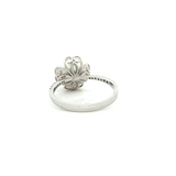 White Gold South Sea Pearl and Diamond Ring