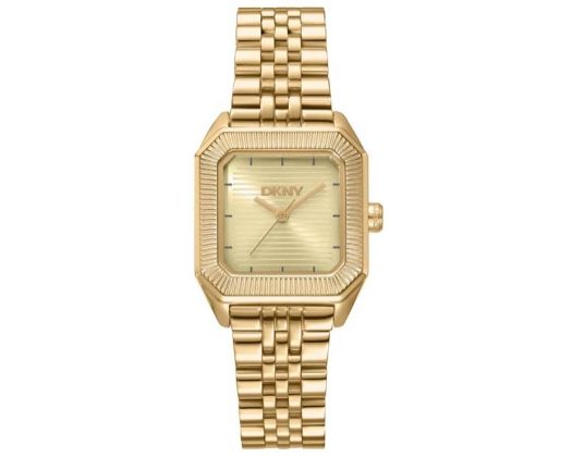 DKNY Quartz Gold Square Dial Women's Watch