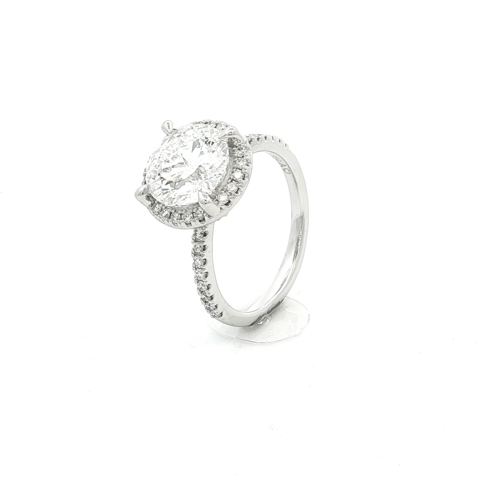 Engagement Ring Above Love Lab Grown Diamond 2.85ct Centre Stone