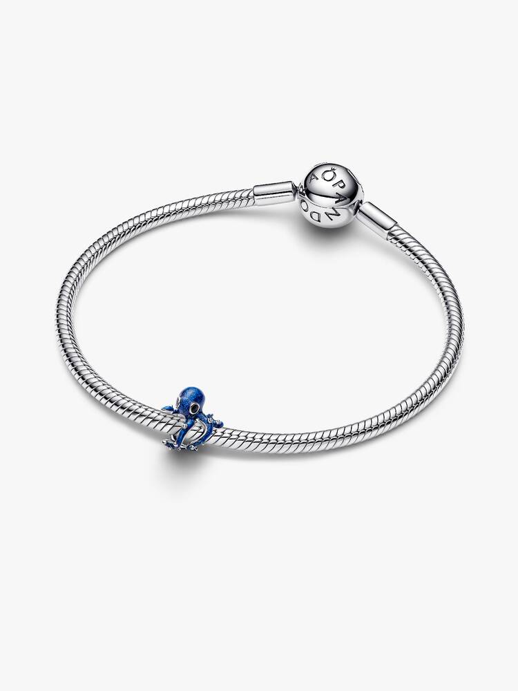 Pandora Blue Octopus Charm
