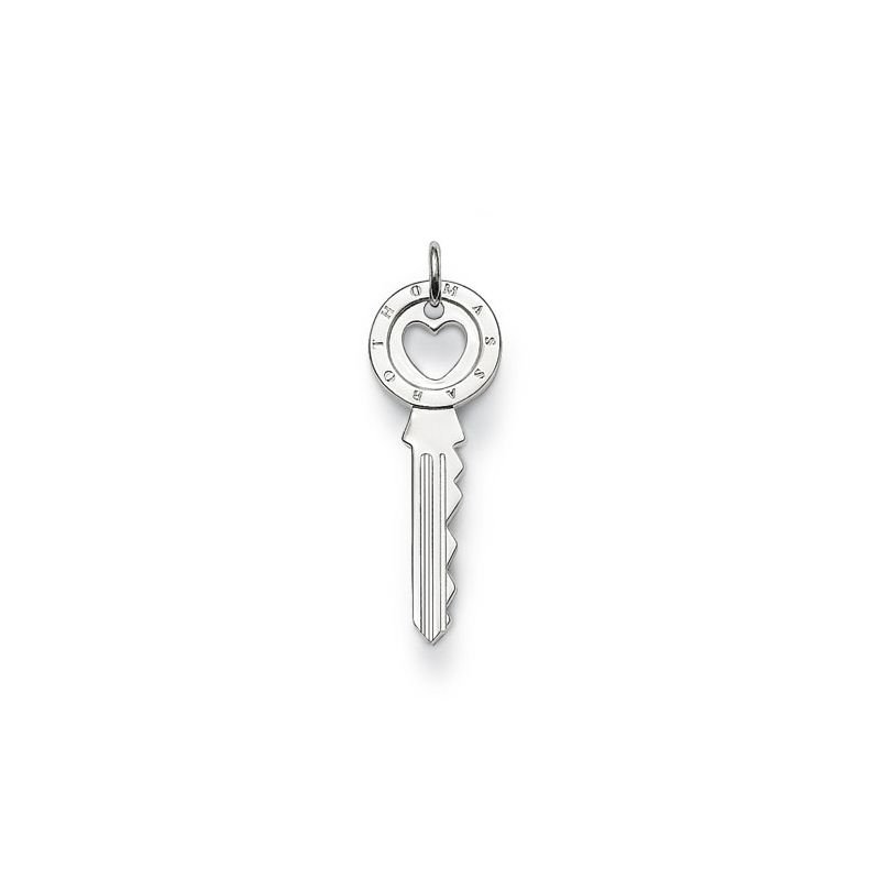 Thomas Sabo Sterling Silver Key Heart Pendant