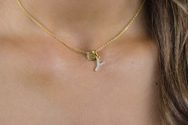 Georgini Luxury Letters A Initial Pendant