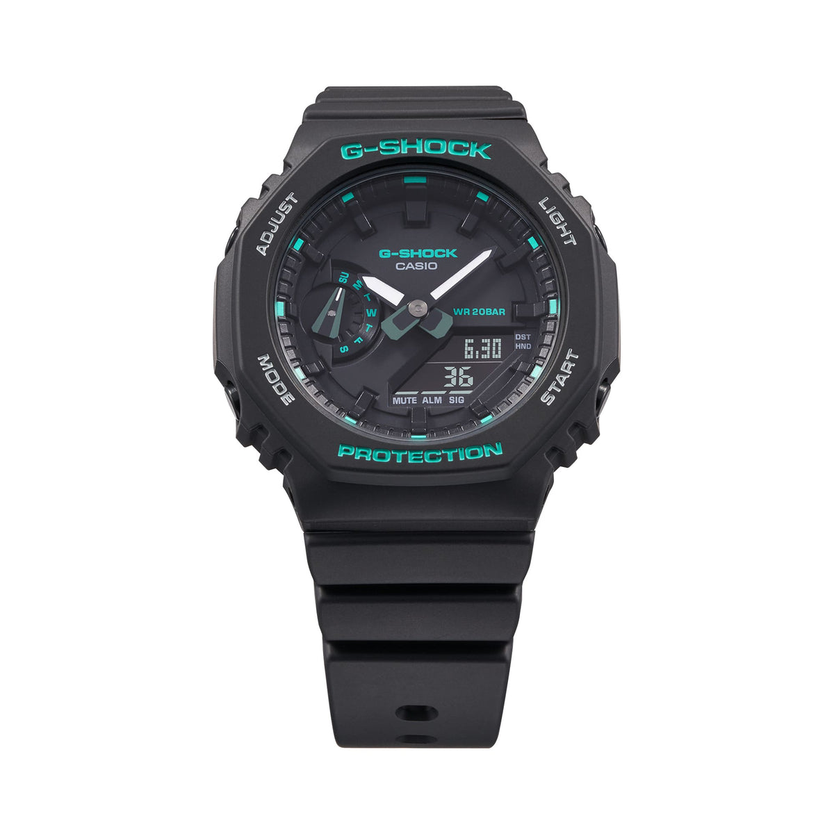 G-Shock Mid Duo Green Accent Watch GMAS2100GA-1A