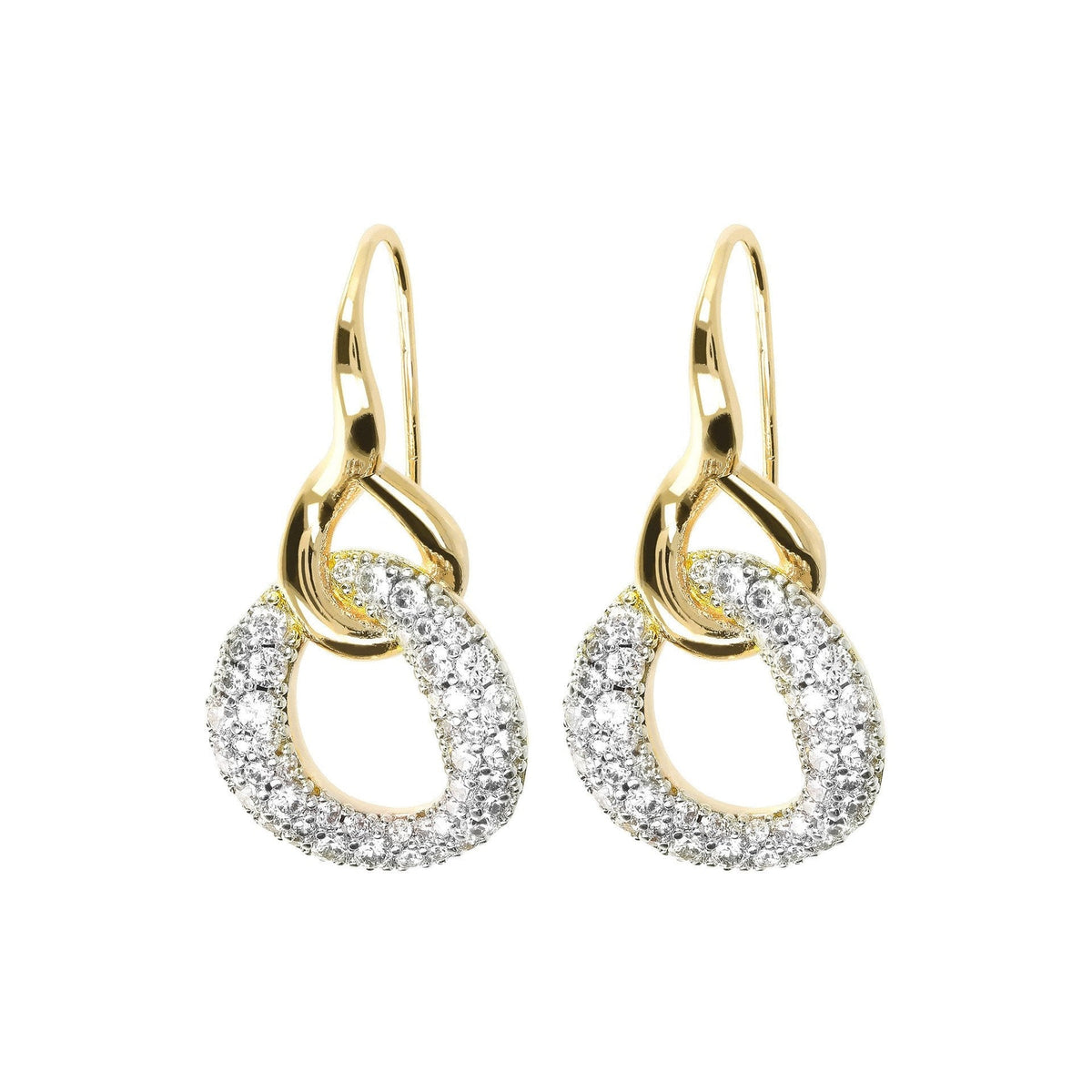 Bronzallure Golden Altissima Moments of Light Golden Earrings