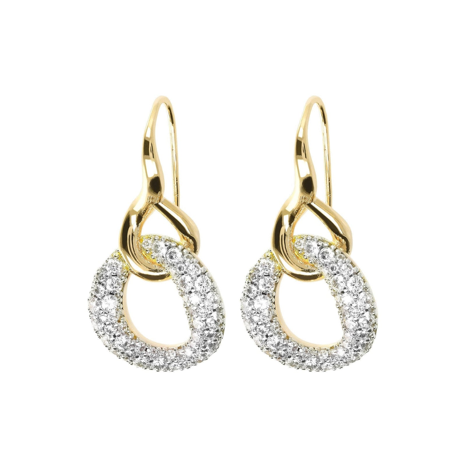Bronzallure Golden Altissima Moments of Light Golden Earrings