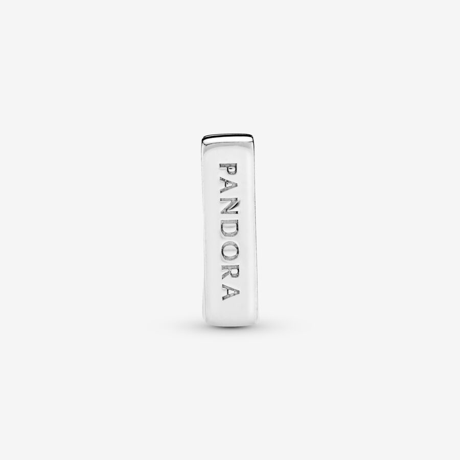 PANDORA Reflexions silver clip charm with clear cubic zirconia