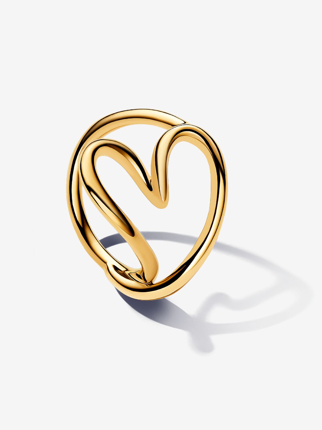 Organically Shaped Heart Ring