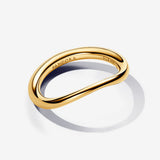 Pandora Organically Shaped Band Ring