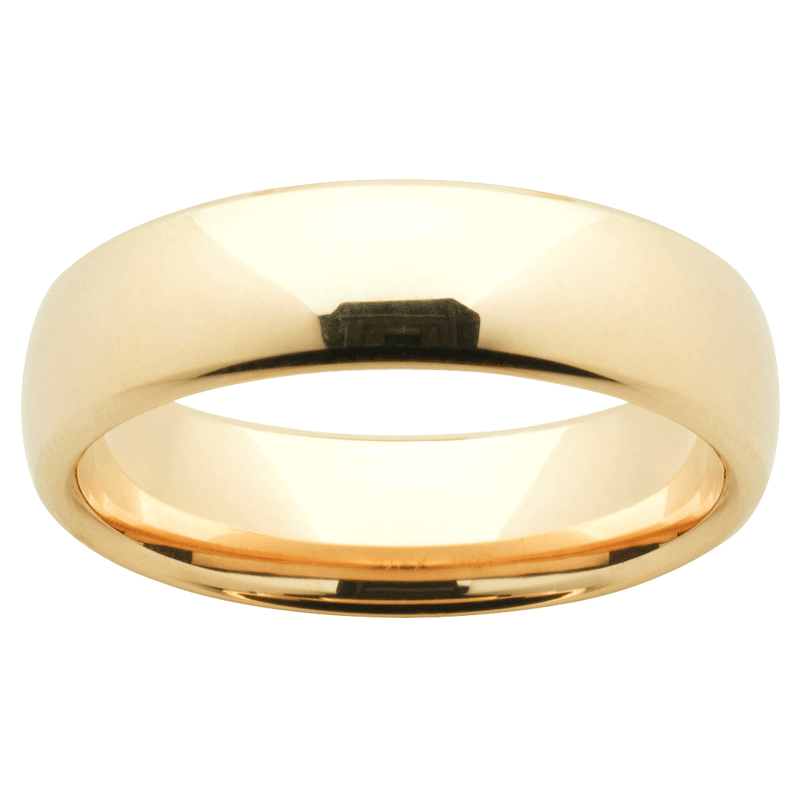 Ladies Yellow Gold Wedding Band