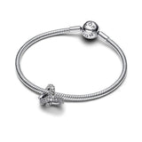 Pandora Pavé Infinity Knot Heart Charm