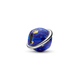 Pandora Planet Charm - Platinum Plated