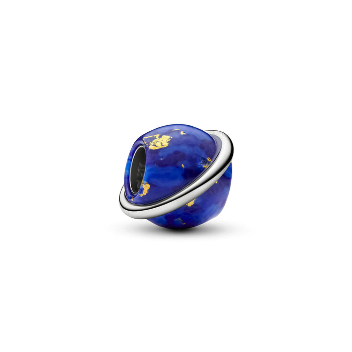 Pandora Planet Charm - Platinum Plated