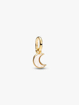 Pandora White Crescent Moon Pendant Mini Charm