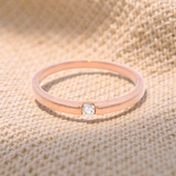 Tension Set Diamond Dress Ring in 9 Carat Rose Gold
