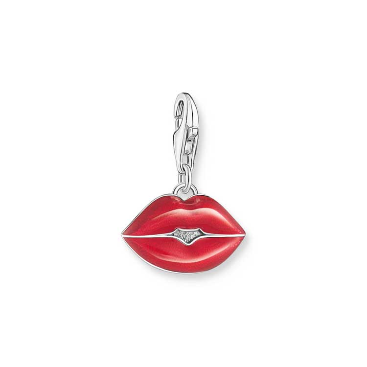 Thomas Sabo Charm Pendant Red Pouting Lips
