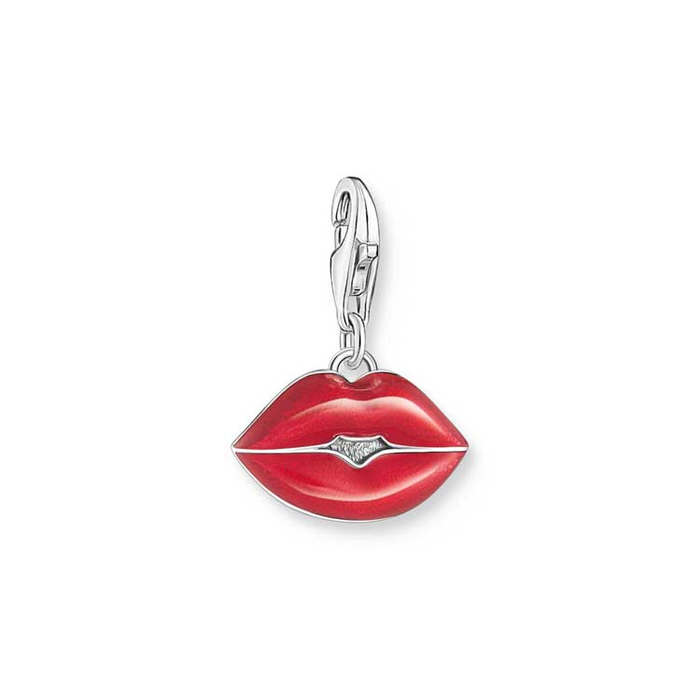 Thomas Sabo Charm Pendant Red Pouting Lips