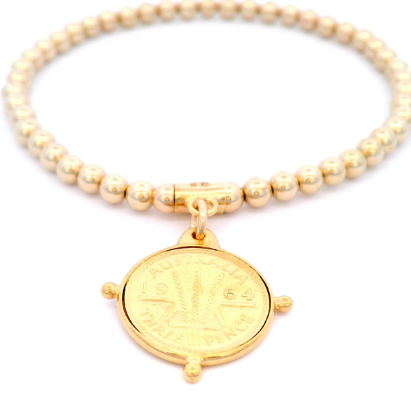 Von Treskow Stretchy Threepence Bracelet