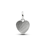 Pandora Engravable Heart Platinum-Plated Dangle Charm