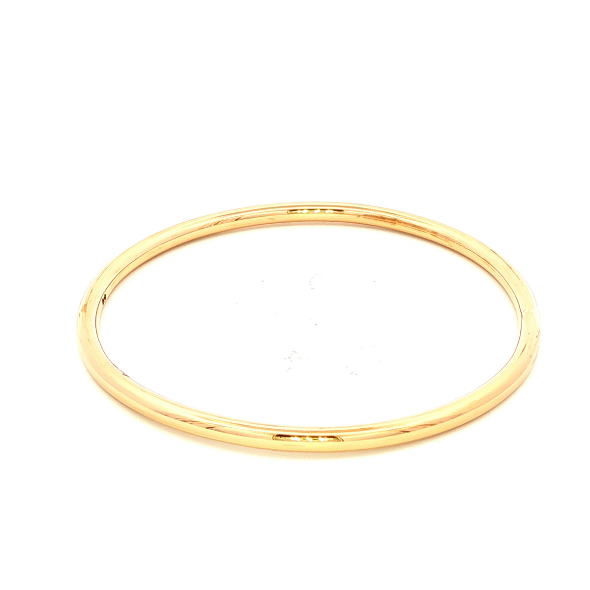 Solid Yellow Gold Childrens Bangle