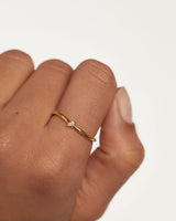 PDPaola Silver Leaf Ring Size 10