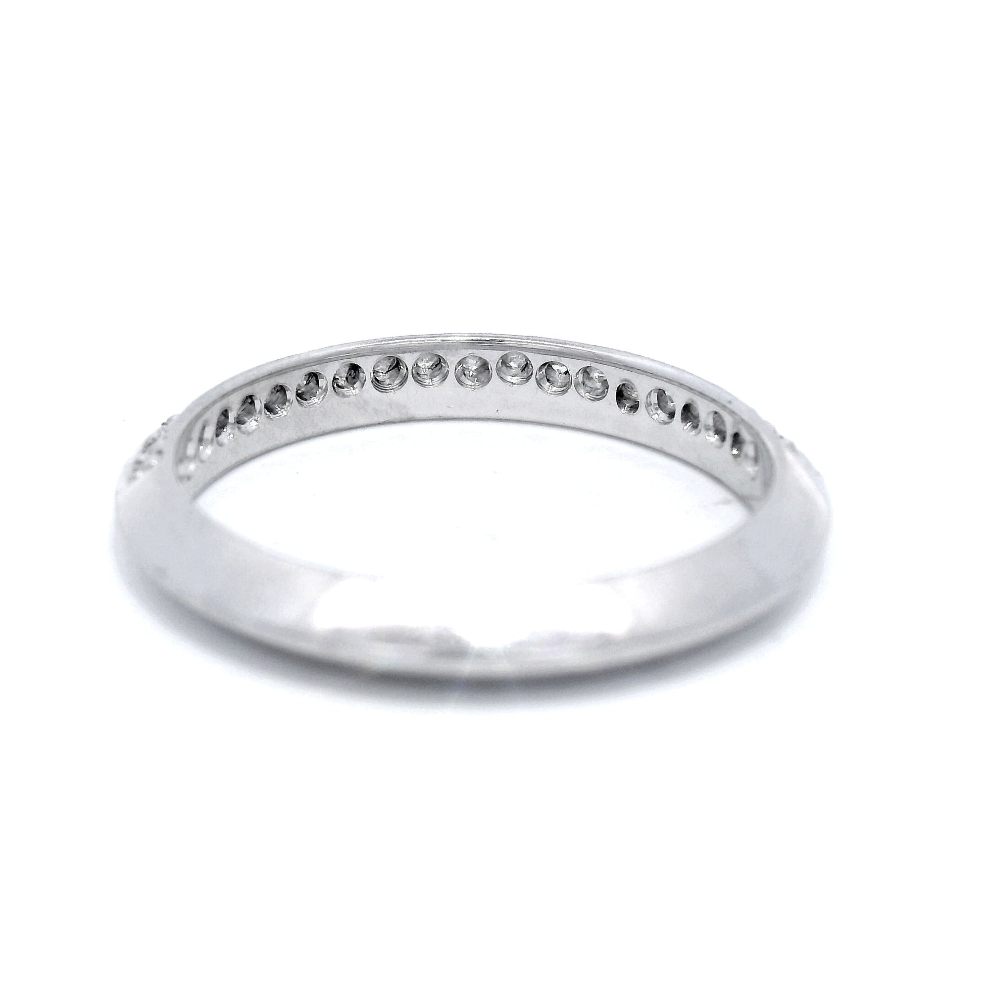 18CT W/G EZIFIT Dia SET WEDDER SZ  O