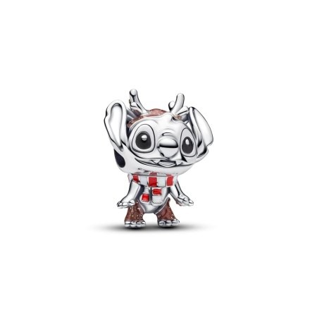 Pandora Disney Christmas Stitch Sterling Silver Charm