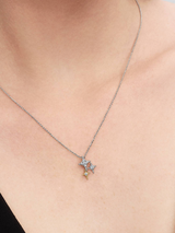 Pandora Triple Star Pendant Necklace