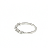 9ct White Gold Diamond Set Wedding Band