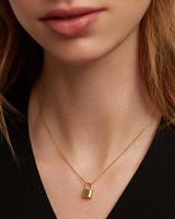 PDPAOLA Engrave Me Bond Gold Necklace